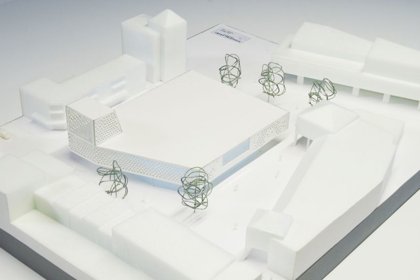 Markethall-Juliette Bekkering Architects-Oss model